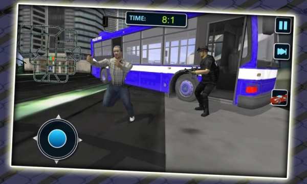 San Andreas Police Bus Sim screenshot 1