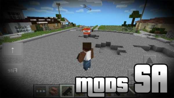 Mod GTA SA for Minecraft 1 تصوير الشاشة