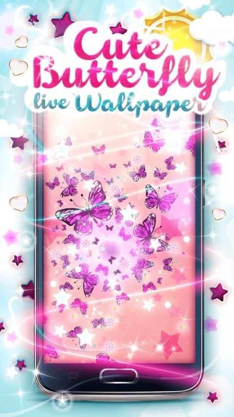 Lucu Kupu-Kupu Hidup Wallpaper screenshot 5