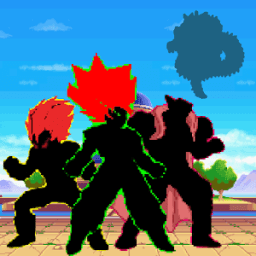 ikon Dragon Saiyan Stickman battle