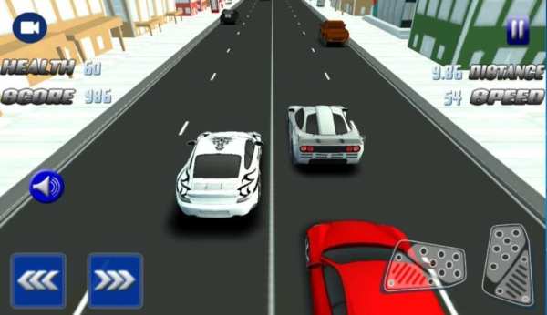 Crazy Car Racing 2016 скриншот 2