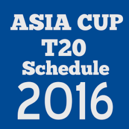 Asia Cup T20 Schedule 2016 أيقونة
