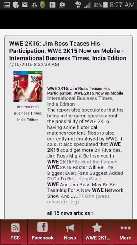 Unofficial Guide for WWE 2K15 स्क्रीनशॉट 1