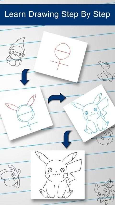 Draw Pokemon 2 تصوير الشاشة