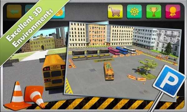 Bus Parking Simulator 3D स्क्रीनशॉट 3