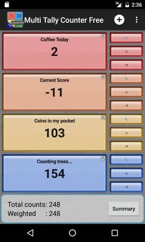 Multi Tally Counter Free screenshot 3