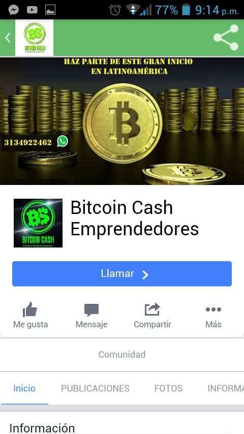 Bitcoin Cash Emprendedores screenshot 3