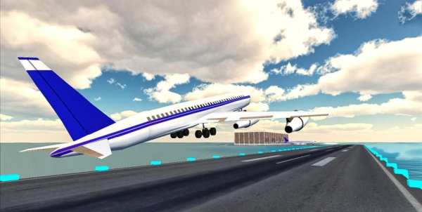 Plane Flight 3D : Fly 2 تصوير الشاشة