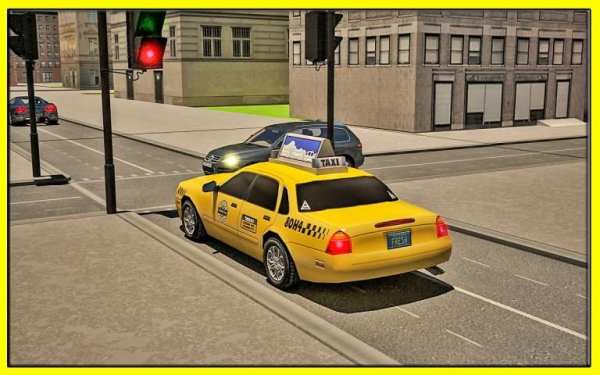 Crazy City Rush Taxi Driver 3D screenshot 10