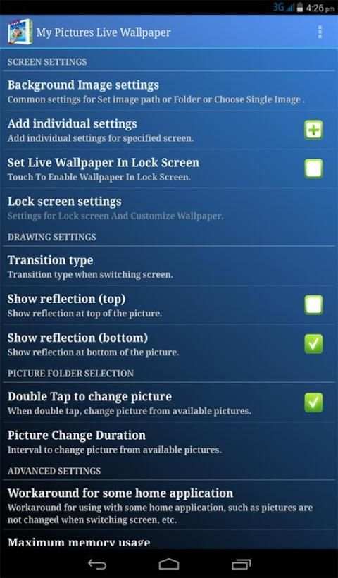 My Pictures Live Wallpaper 5 تصوير الشاشة