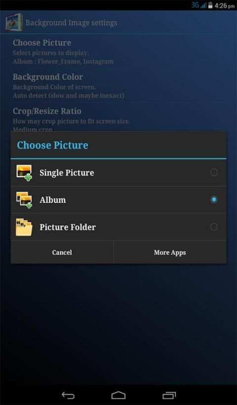 My Pictures Live Wallpaper 3 تصوير الشاشة