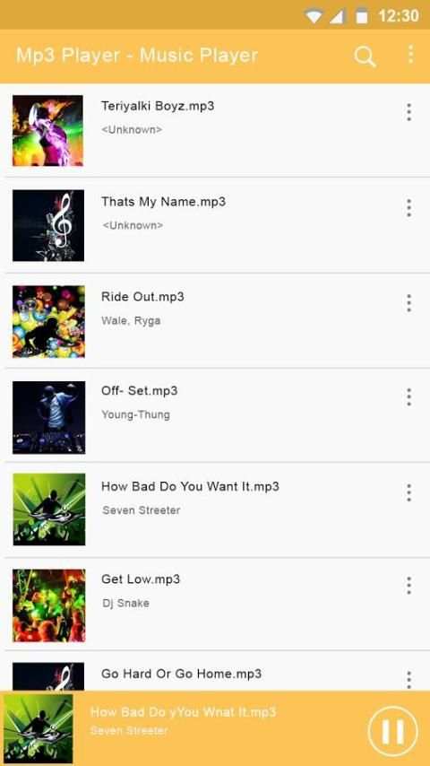 Mp3 Player - Music Player 4 تصوير الشاشة