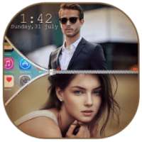 Dual Photo Zip Lock Screen