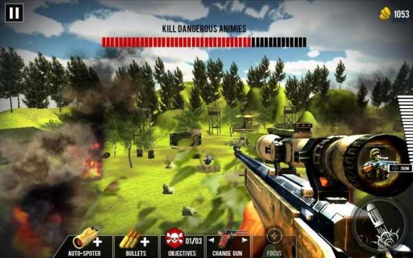 Jungle 3D Book : Sniper War screenshot 7