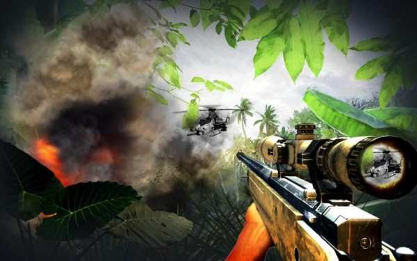 Jungle 3D Book : Sniper War screenshot 2