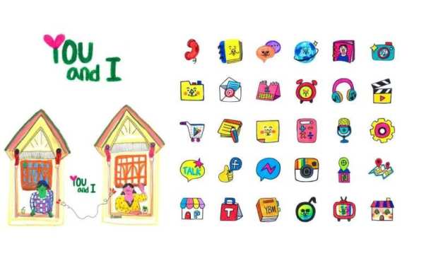 You and I Launcher theme 4 تصوير الشاشة