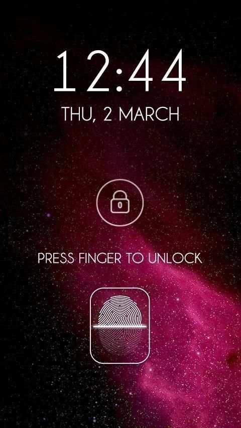 Fingerprint LockScreen Prank 1 تصوير الشاشة