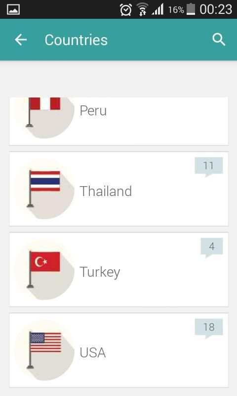Country Facts screenshot 2