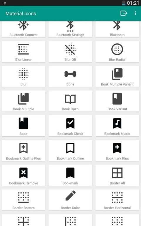 Material Design Icons 3 تصوير الشاشة