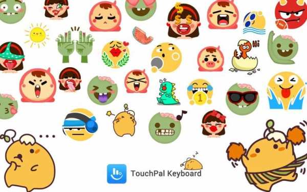 TouchPal Cool Summer Sticker screenshot 1