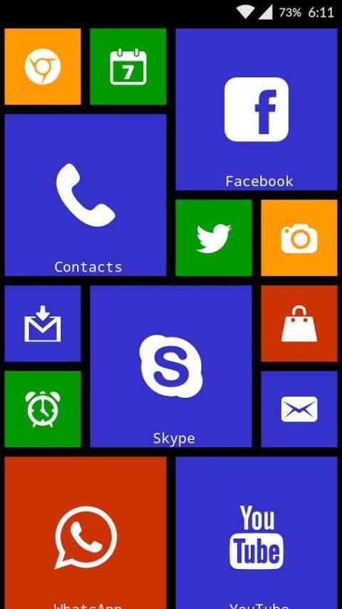 WP8 Metro Launcher स्क्रीनशॉट 7