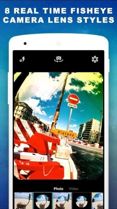 Fisheye Video Camera screenshot 1