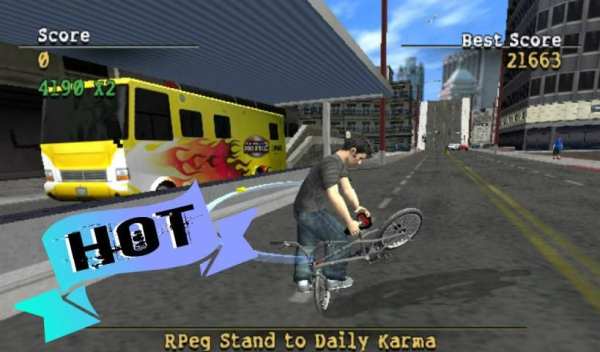 Crazy BMX Boy скриншот 1