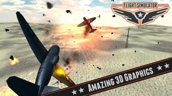 Battle Flight Simulator 2014 4 تصوير الشاشة