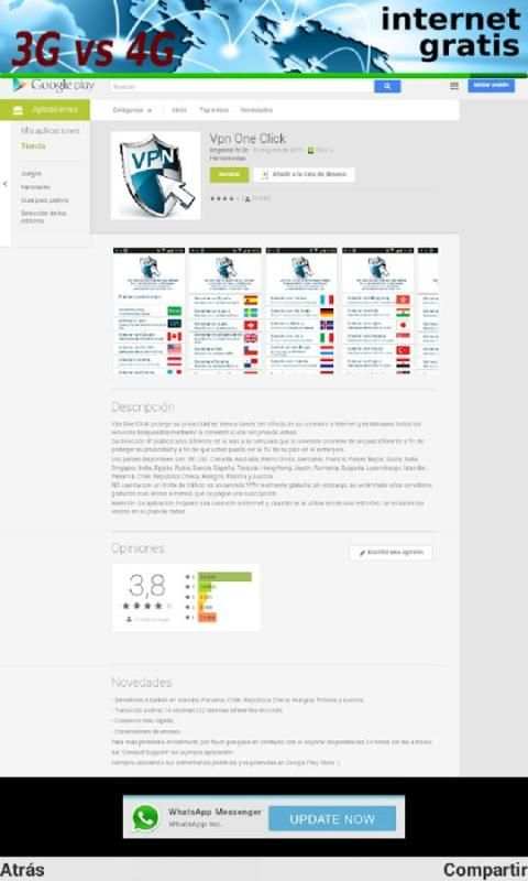 INTERNET GRATIS 3G-4G screenshot 7