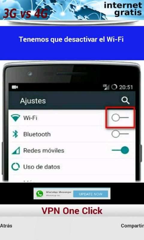 INTERNET GRATIS 3G-4G screenshot 4