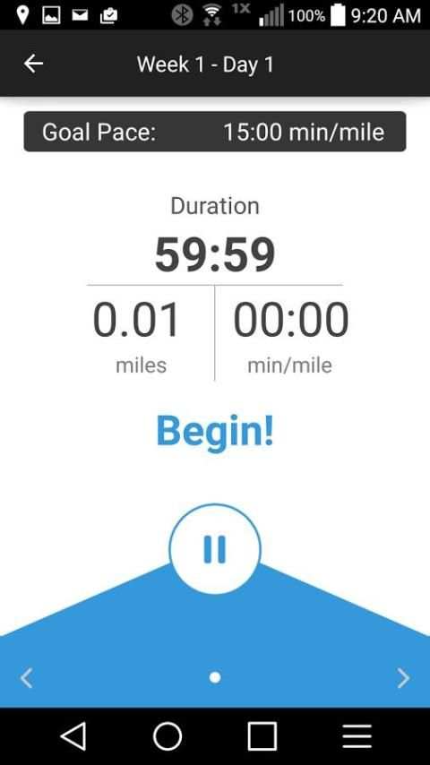 Marathon Race Running Trainer screenshot 1