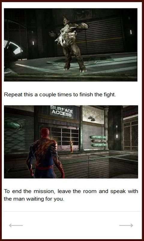 Guide for New Spiderman screenshot 1