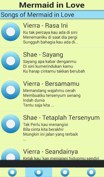 Lagu Mermaid in Love Lengkap 3 تصوير الشاشة