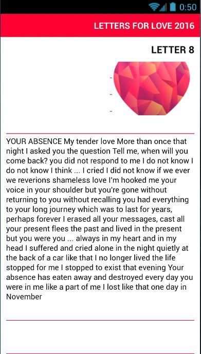 LOVE Messages 2016 screenshot 1