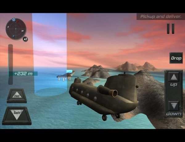 Helicopter 3D flight sim 2 स्क्रीनशॉट 2