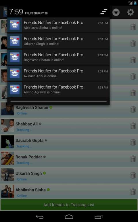 Online Notifier For Facebook screenshot 3