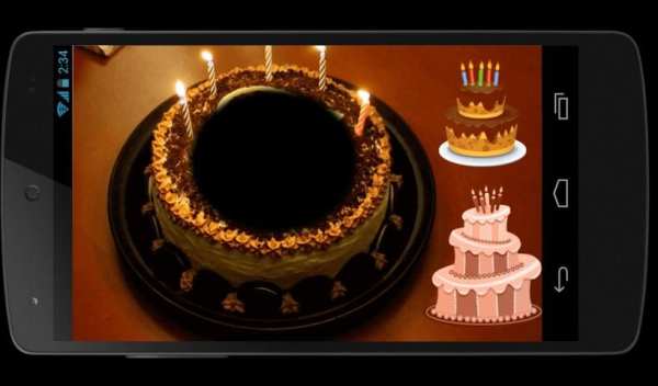 Cake Photo Frame स्क्रीनशॉट 1
