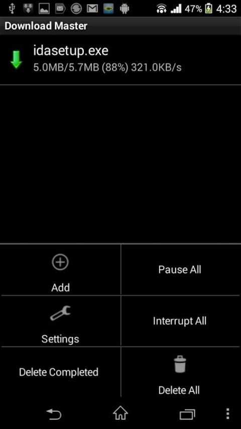 Download Master स्क्रीनशॉट 3