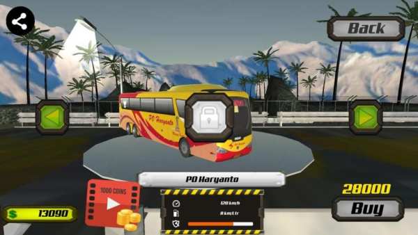 Telolet Bus 3D Trafik Racing скриншот 10
