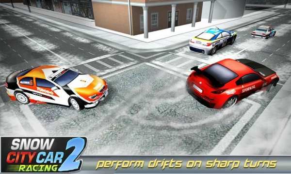 Winter Snow Car Rally Racing 2 screenshot 17