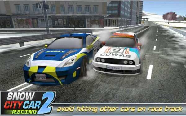Winter Snow Car Rally Racing 2 screenshot 9