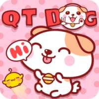 iKeyboard QT Dog Sticker Gif