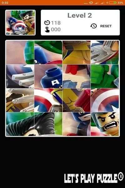Puzzle LEGO Marvel Heroes screenshot 3
