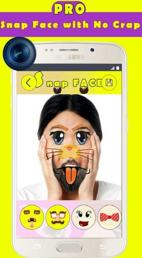 selfie Filters effect snapchat screenshot 1