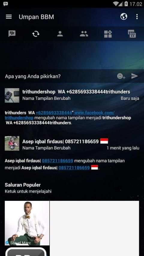 Tema BBM screenshot 2