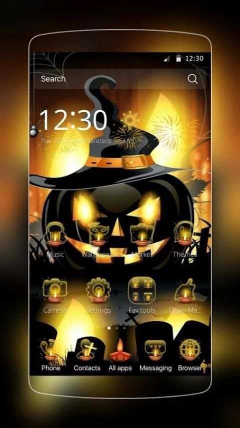 Pumpkin Devil Theme screenshot 4