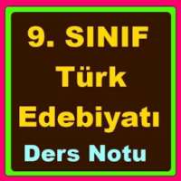 Türk Edebiyatı Ders Notu 9 on 9Apps