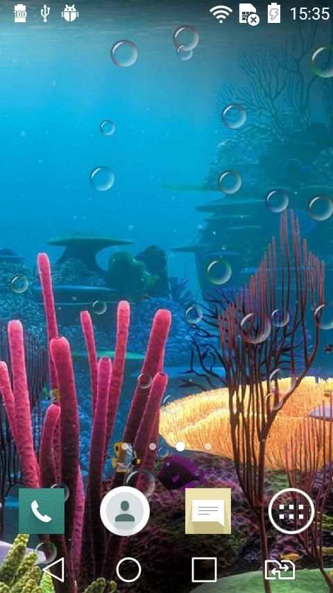 Underwater world live wp screenshot 2