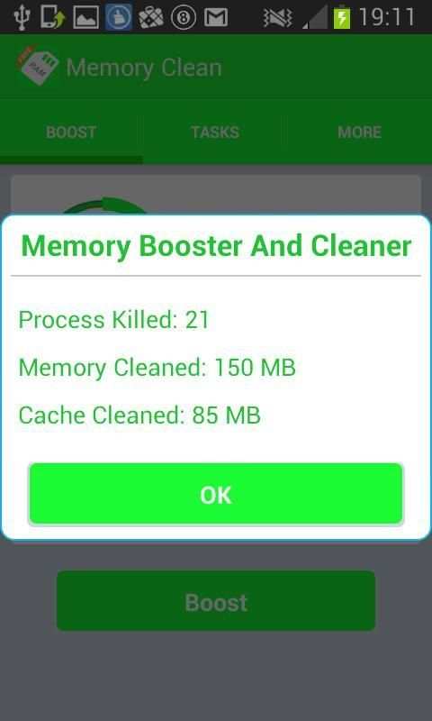 Memory Clean & Boost Phone screenshot 1