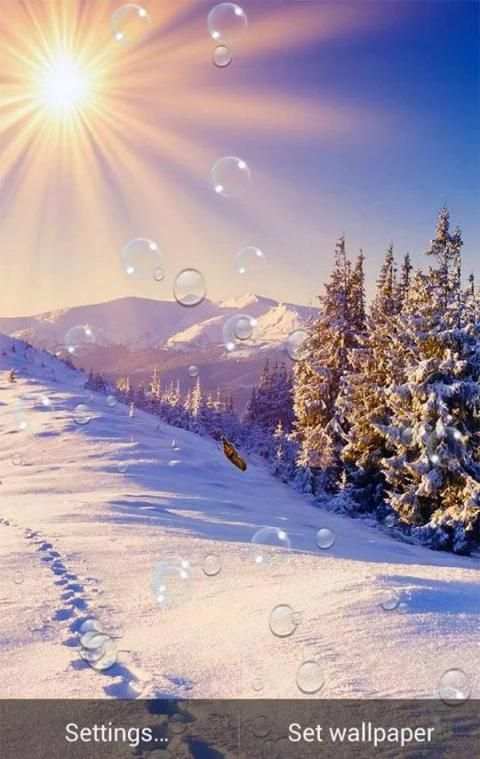Winter Live Wallpaper screenshot 5